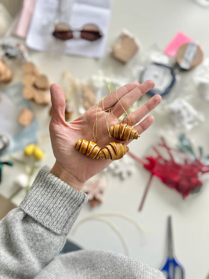 Croissant papuošimas