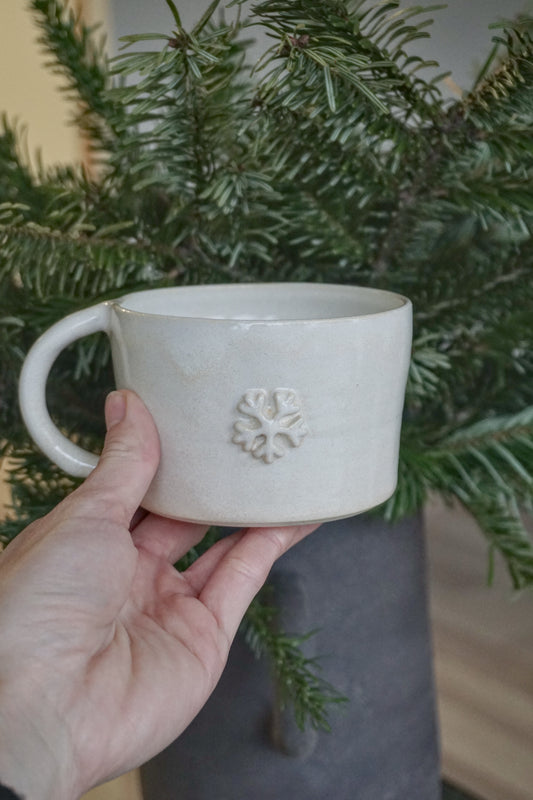 FLAKE puodelis su ąsele