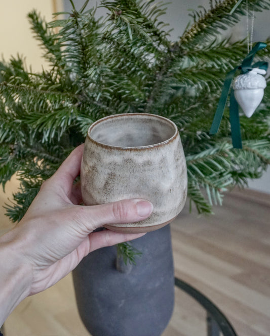 CARAMEL puodelis su įspaudu pirštui