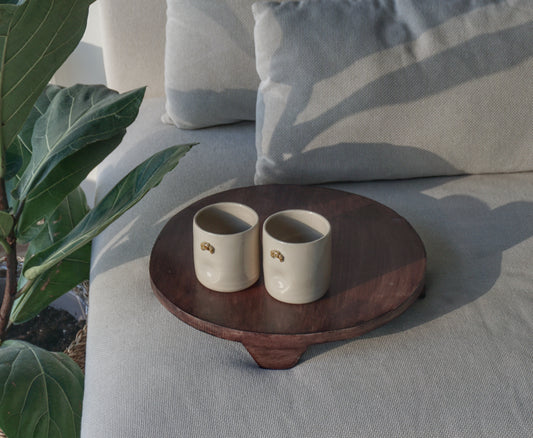 Kruasaniniai puodeliai 320ml su įspaudimais pirštams