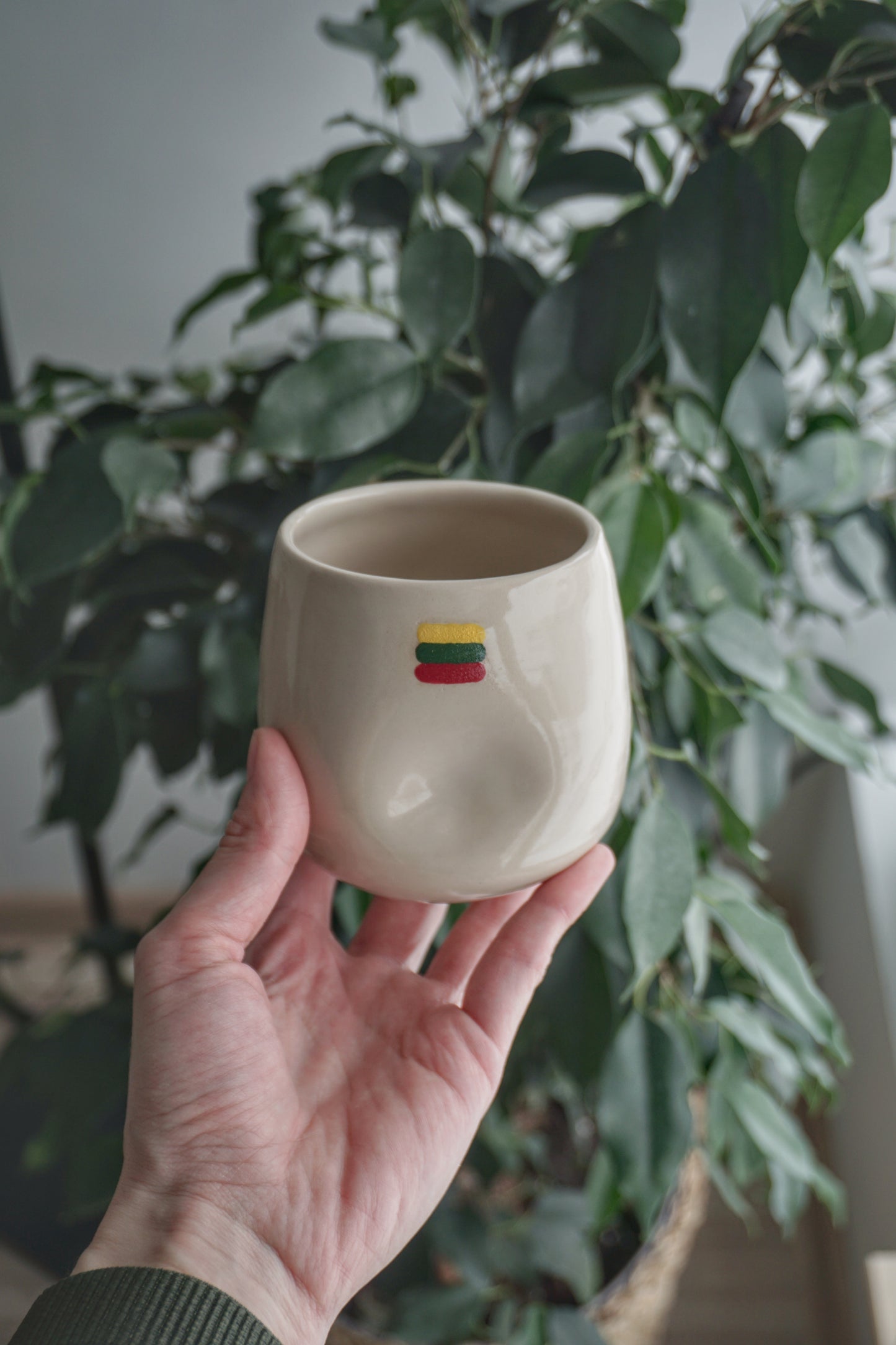 LIETUVA puodelis 280ml su dviem įspaudais