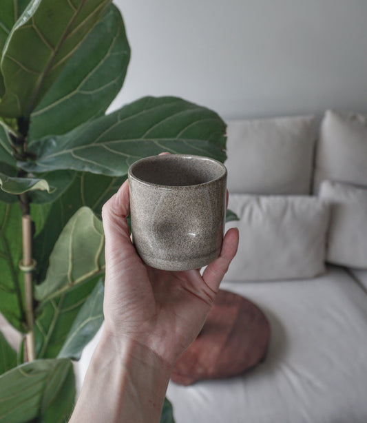 STONE puodelis su įspaudais 160ml