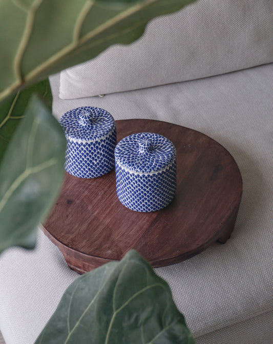 ENGOBE indas cukrui/arbatai/kavai su dangteliu