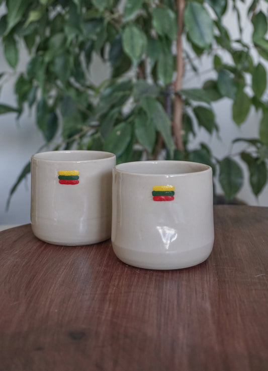LIETUVA puodelis 150ml su dviem įspaudais