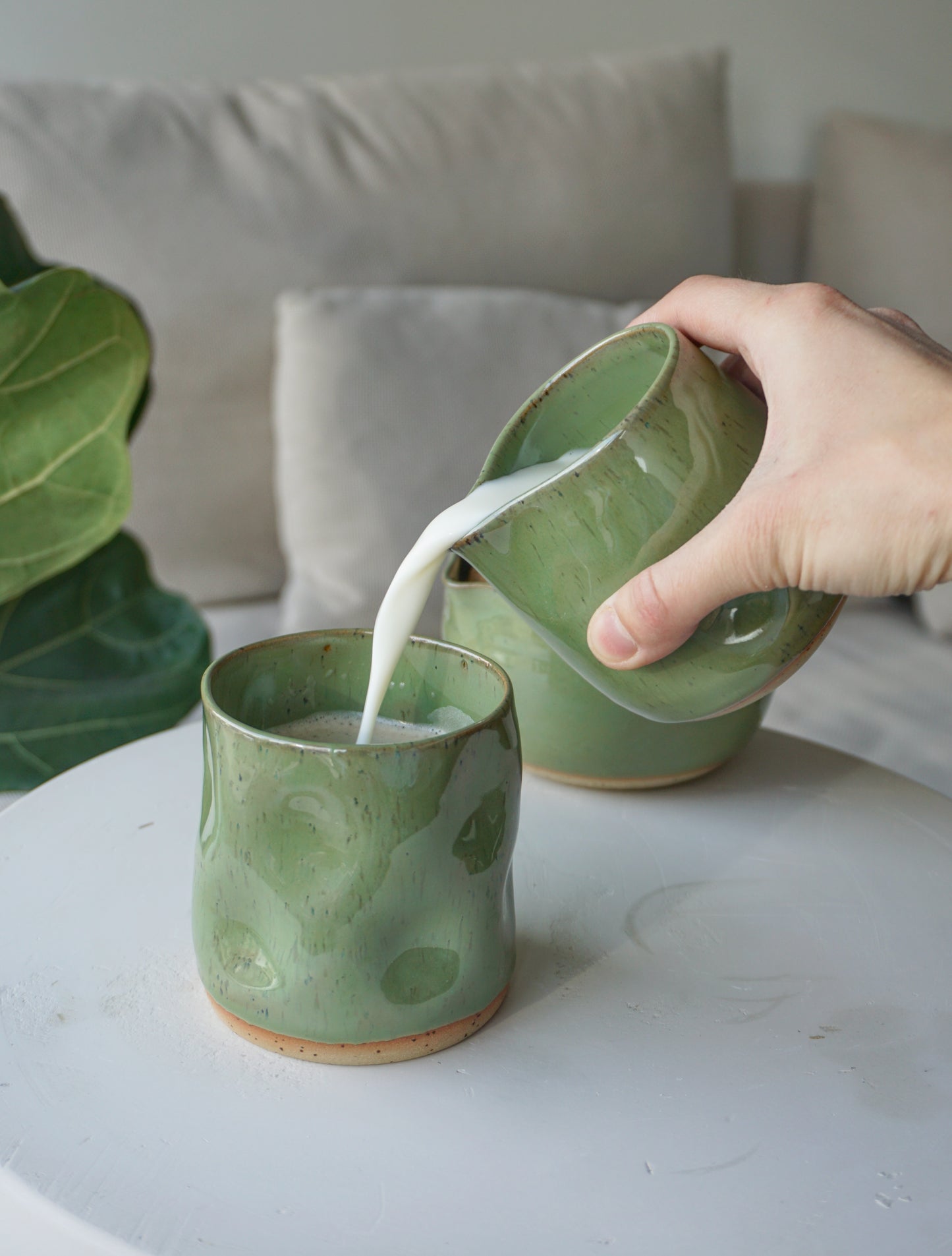 MATCHA GREEN ąsotėlis pienui 250ml