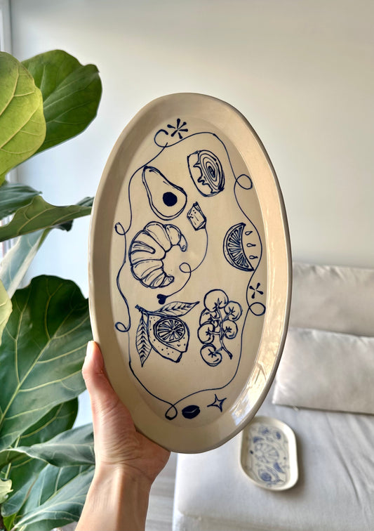 TRACE pailga užkandžių lėkštė