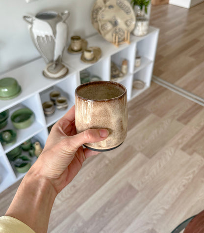 AMBER puodelis su įspaudais pirštams 290ml